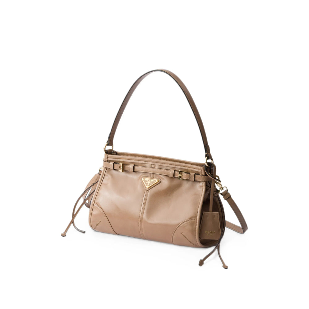 Prada Neutrals Shoulder Bags Women