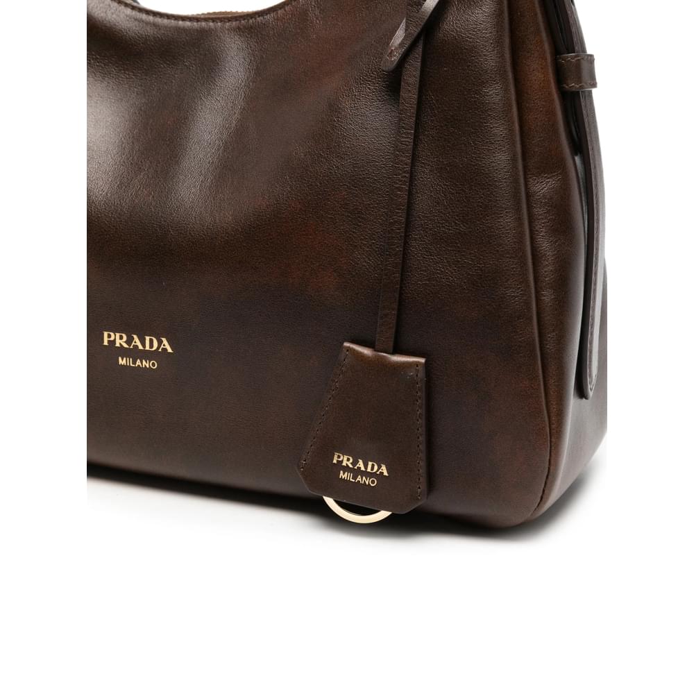 Prada Brown Shoulder Bags Women PRADA
