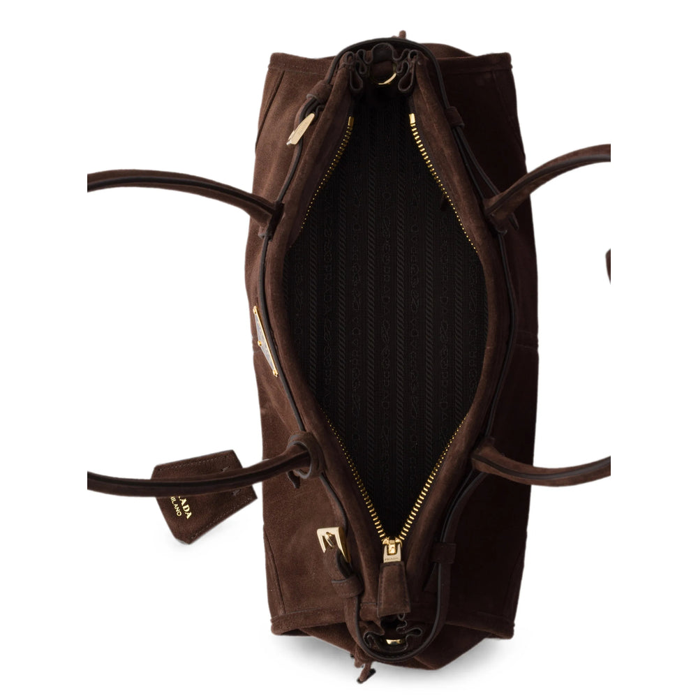Prada Brown Shoulder Bags Women PRADA
