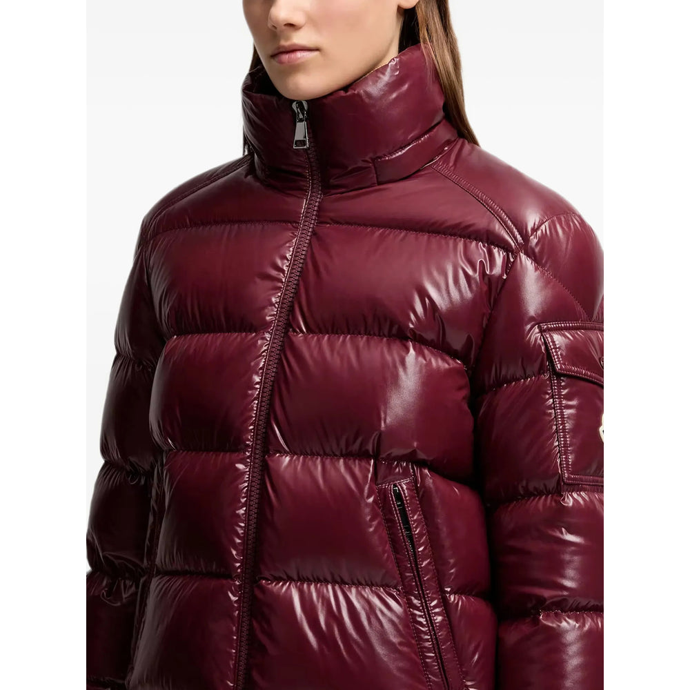 Moncler Red Jackets - Puffer Jackets Women MONCLER