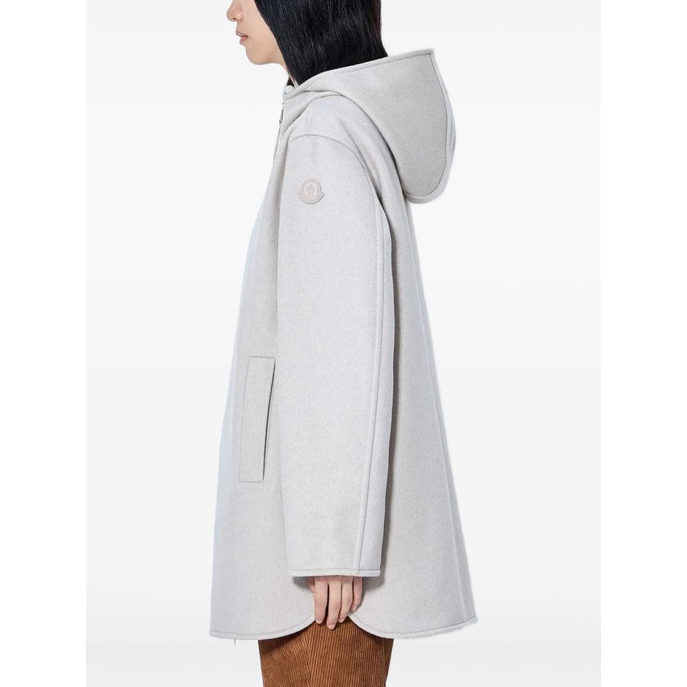 Moncler Neutrals Jackets - Oversized Jackets Women MONCLER