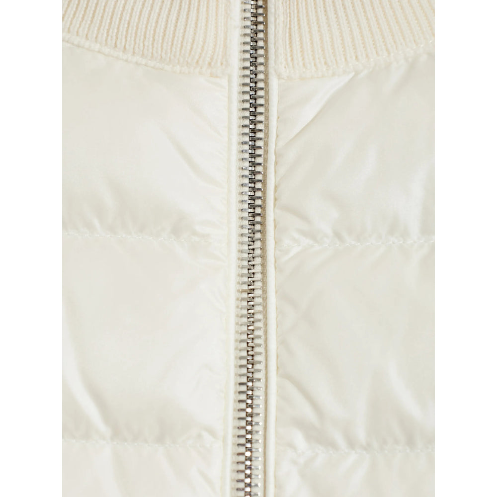 Moncler White Knitwear - Cardigans Women MONCLER