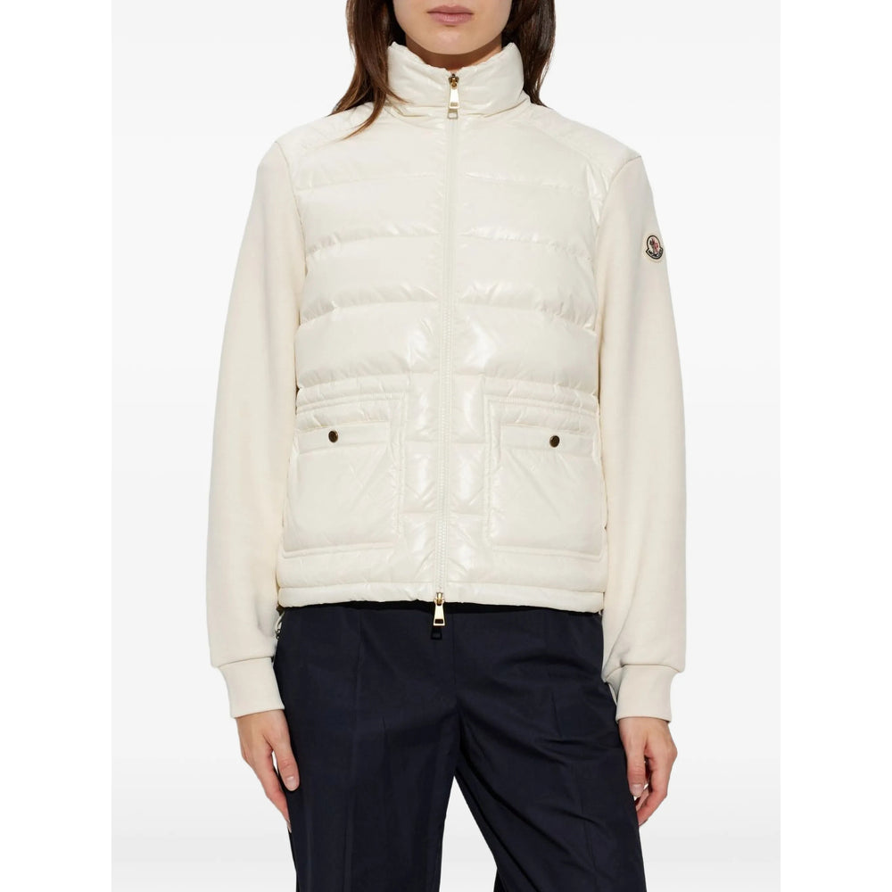 Moncler White Jackets - Puffer Jackets Women MONCLER