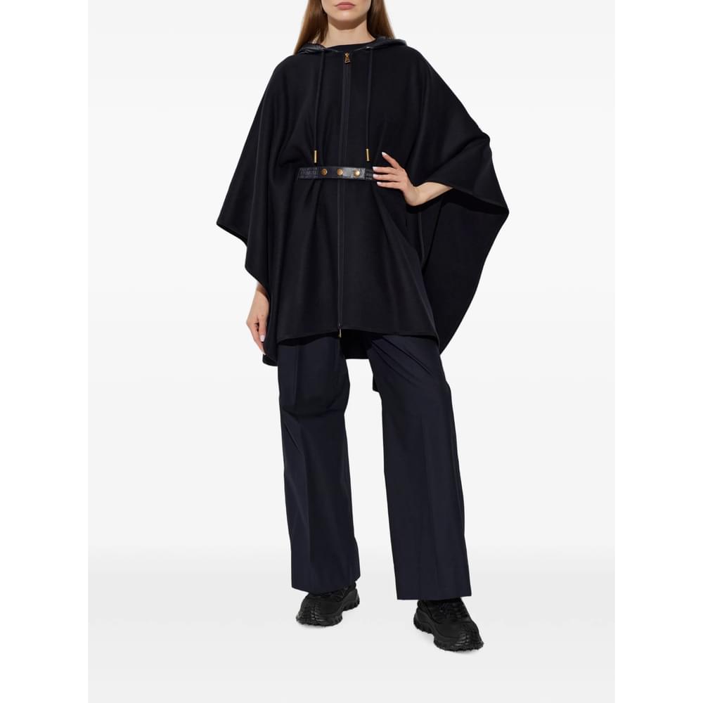 Moncler Blue Jackets - Capes & Ponchos Women MONCLER