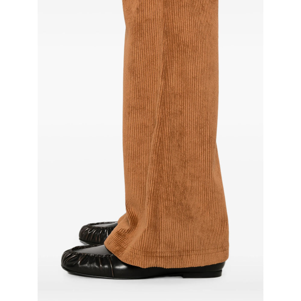 Moncler Brown Trousers - Flared Trousers Women MONCLER
