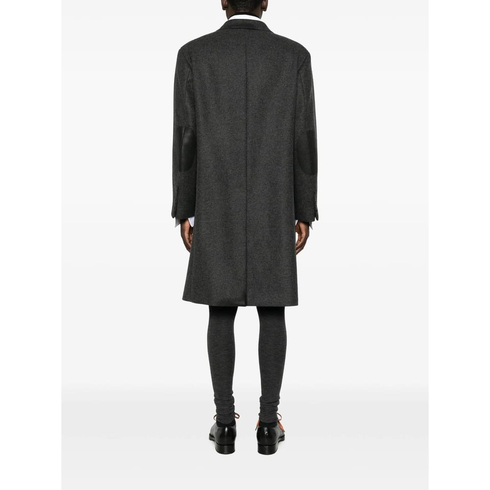 Prada Grey Coats - Single Breasted Coats Men PRADA