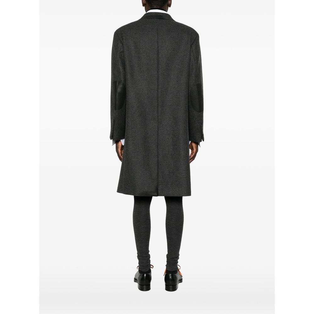 Prada Grey Coats - Single Breasted Coats Men PRADA