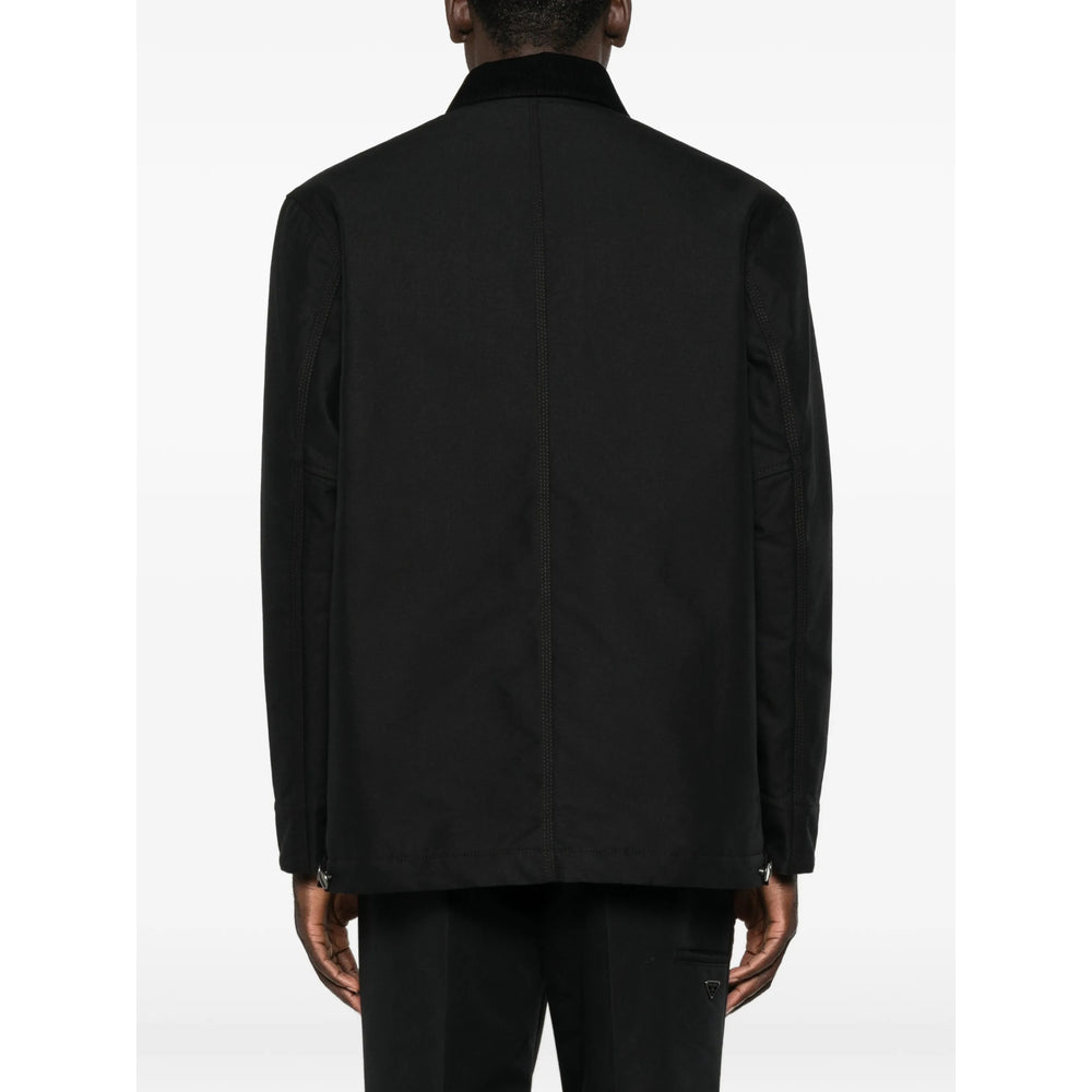 Prada Black Jackets - Shirt Jackets Men PRADA