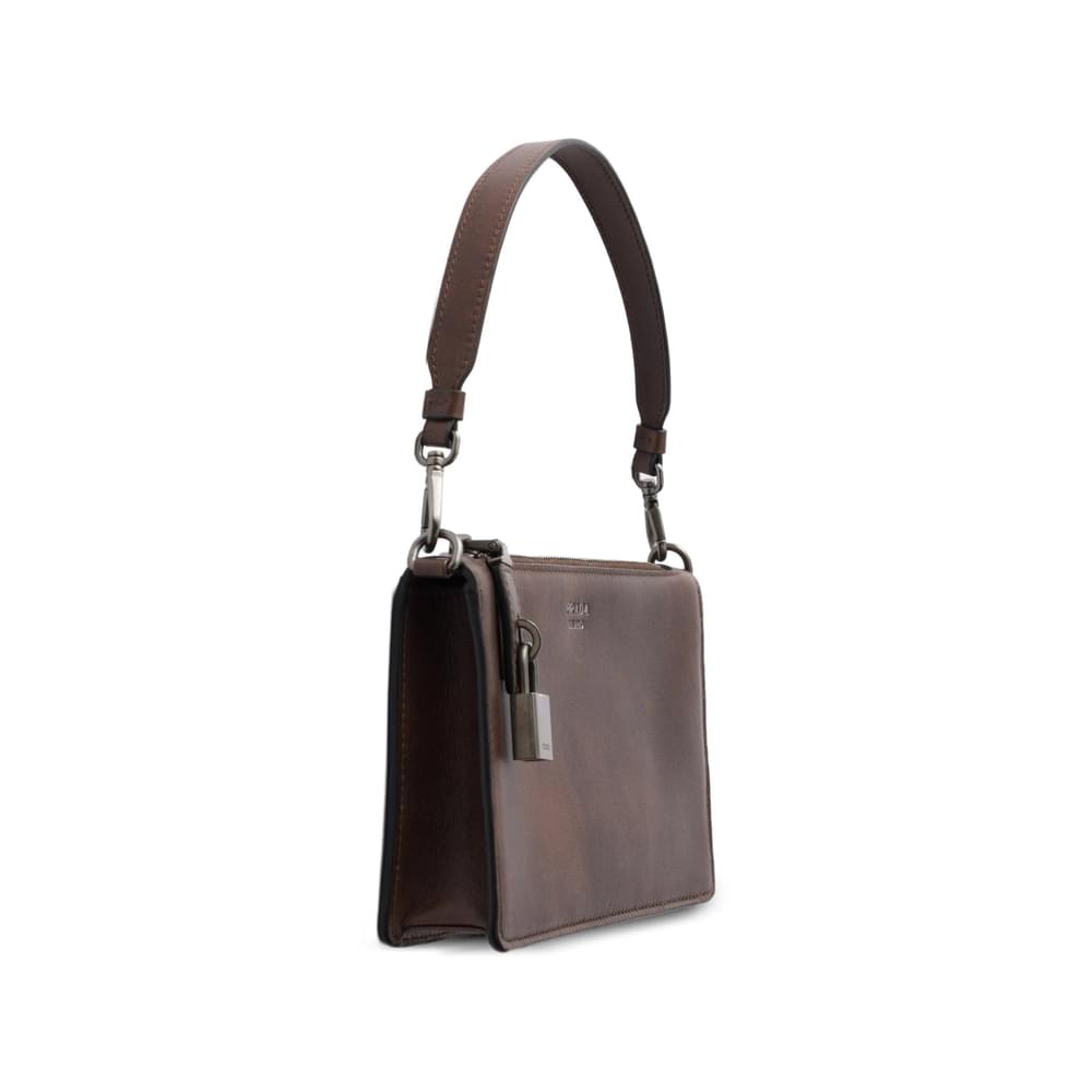 Prada Brown Clutch Bags Men PRADA
