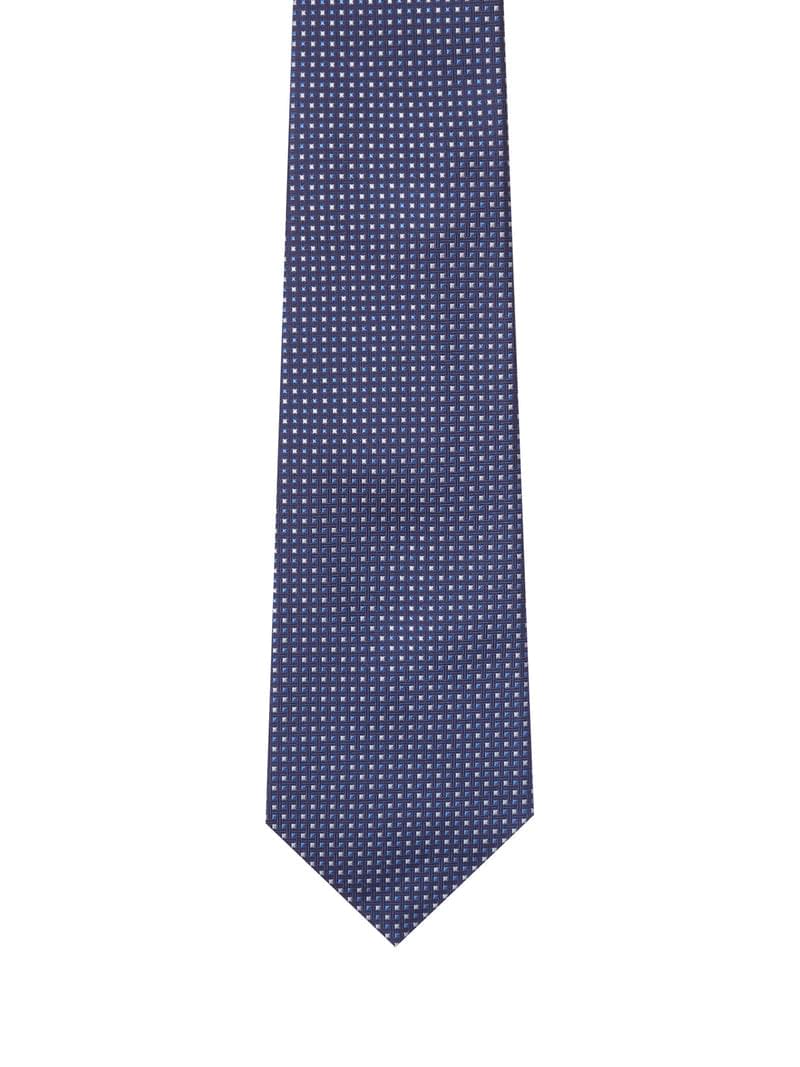 Kiton Men Fabric Tie With Micro Geometric Pattern KITON