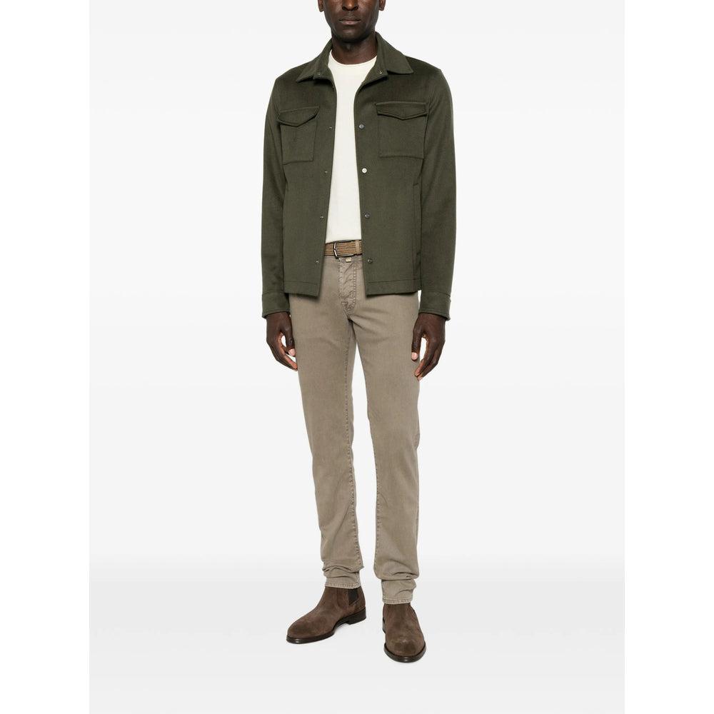 Herno Green Jackets - Shirt Jackets Men HERNO