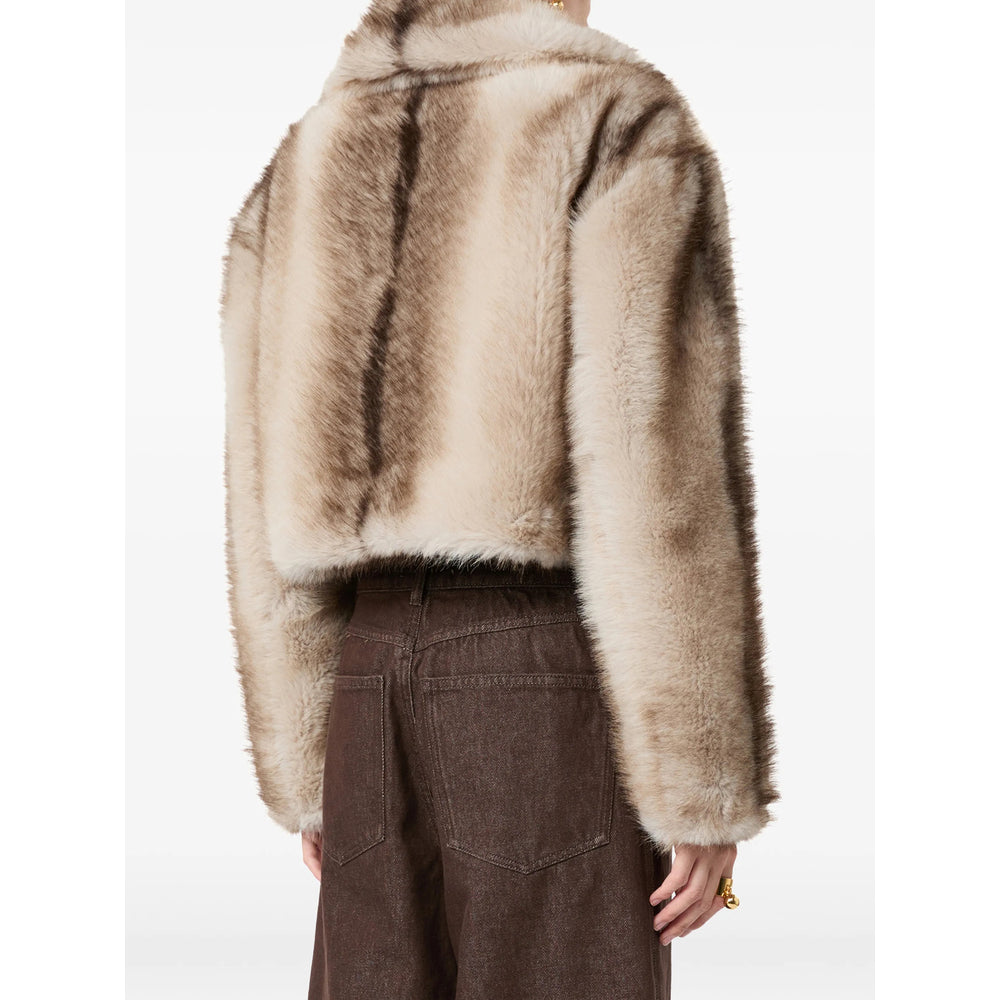 Sportmax Brown Jackets - Faux Fur & Shearling Jackets Women SPORTMAX
