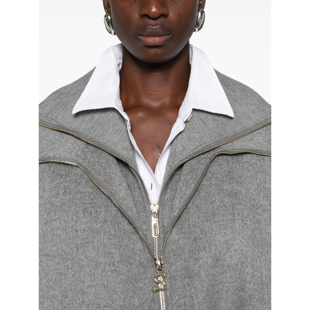 Sportmax Grey Jackets - Oversized Jackets Women SPORTMAX