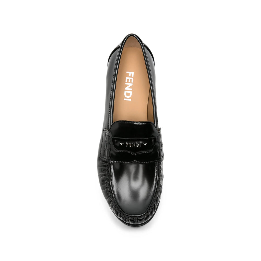 Fendi Black Loafers Women FENDI