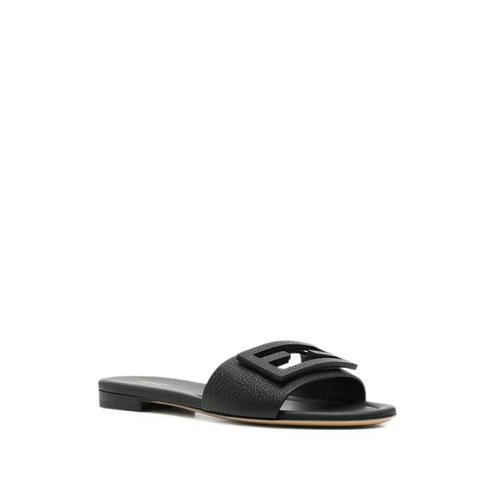 Fendi Black Flip-Flops & Slides Women FENDI