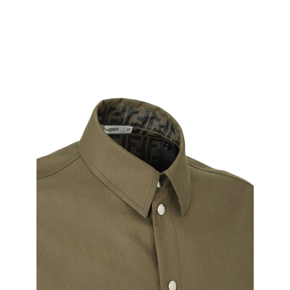 Fendi Green Shirts Men FENDI