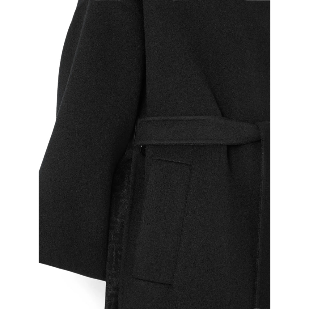 Fendi Black Coats - Oversized Coats Women FENDI