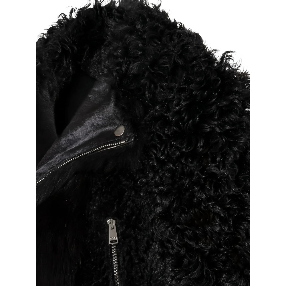 Fendi Black Jackets - Biker Jackets Women FENDI