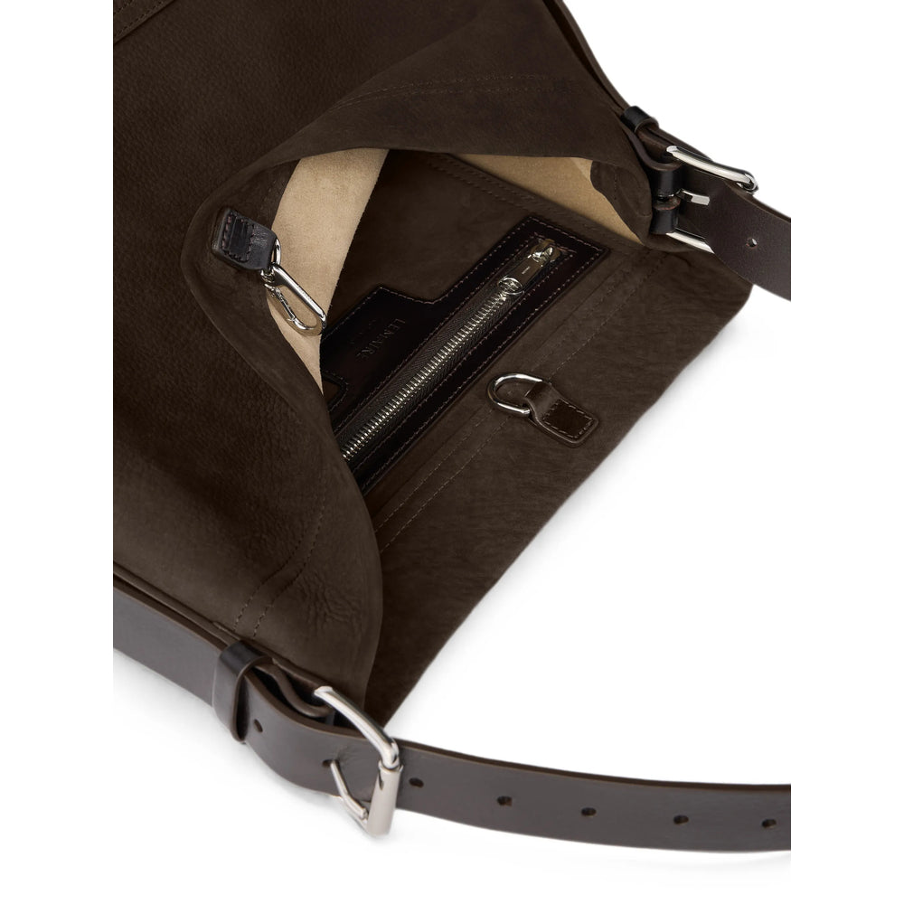 Lemaire Brown Tote Bags Men LEMAIRE