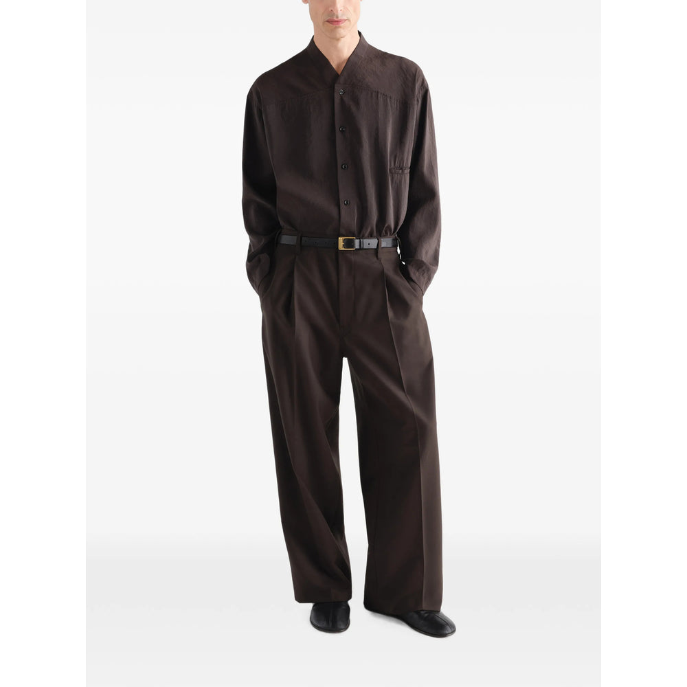 Lemaire Brown Trousers - Tailored Trousers Men LEMAIRE