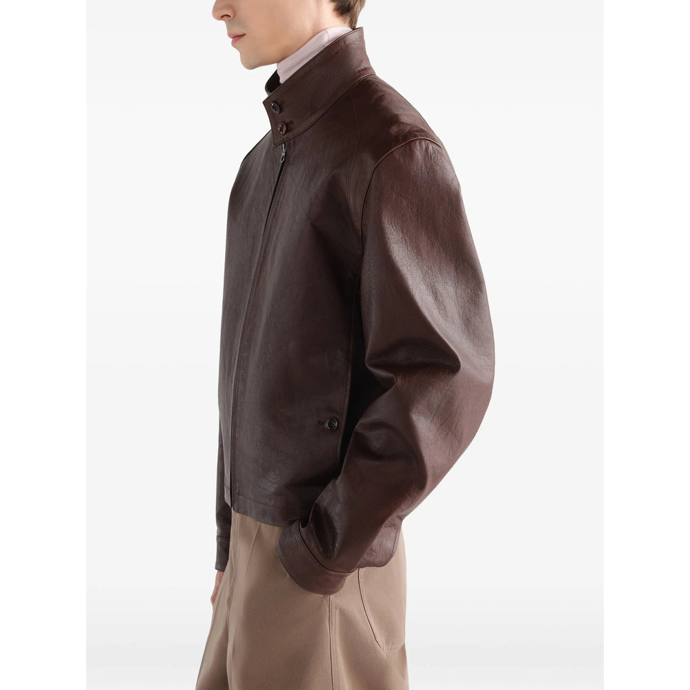 Lemaire Red Jackets - Leather Jackets Men LEMAIRE