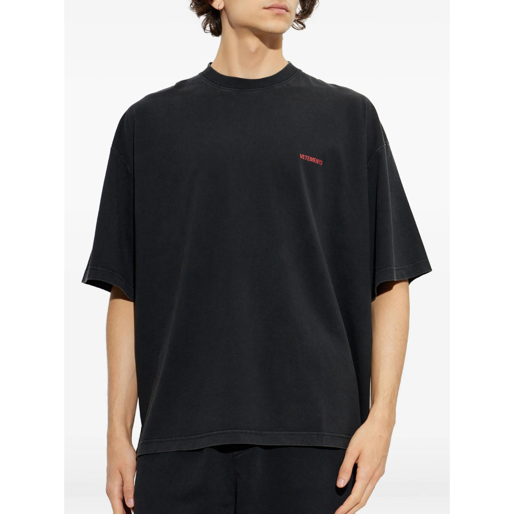 Vetements Black T-Shirts & Vests - T-Shirts Men VETEMENTS