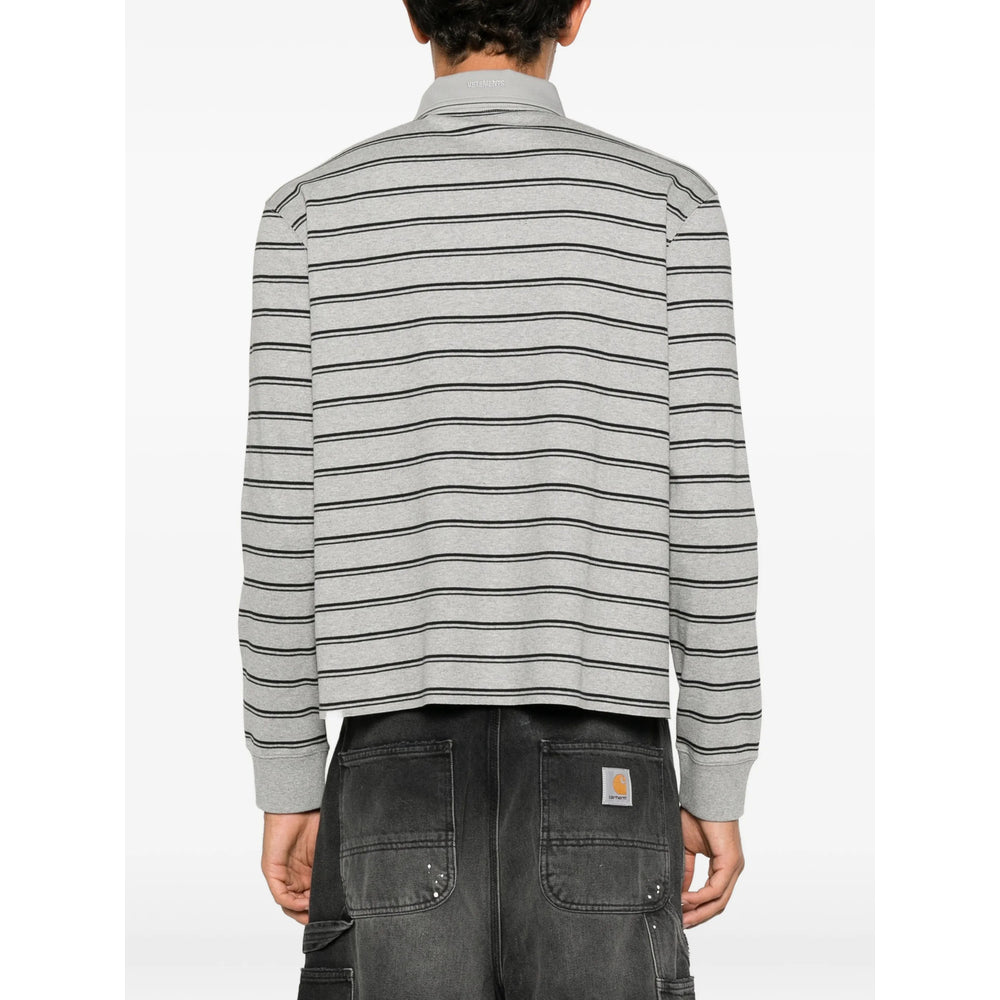 Vetements Grey Polo Shirts Men VETEMENTS