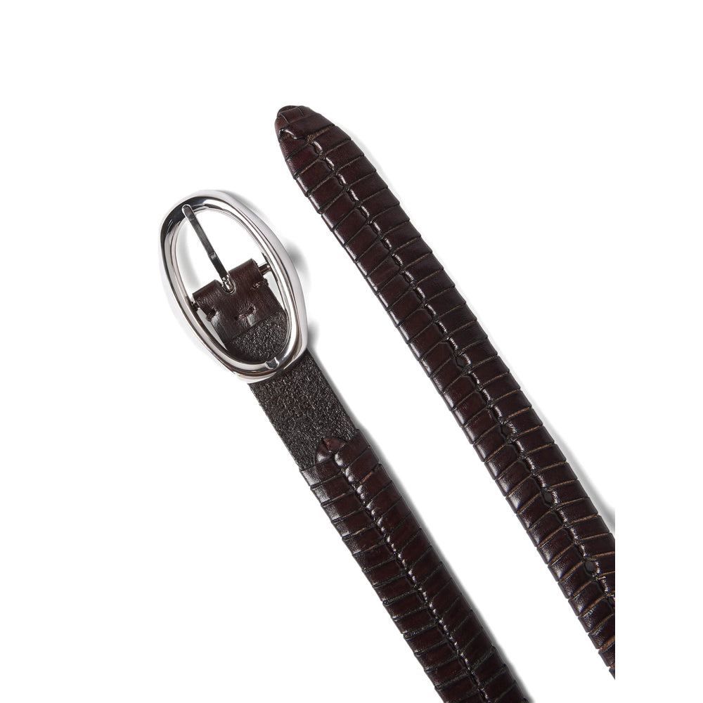 Brunello Cucinelli Brown Belts Men BRUNELLO CUCINELLI