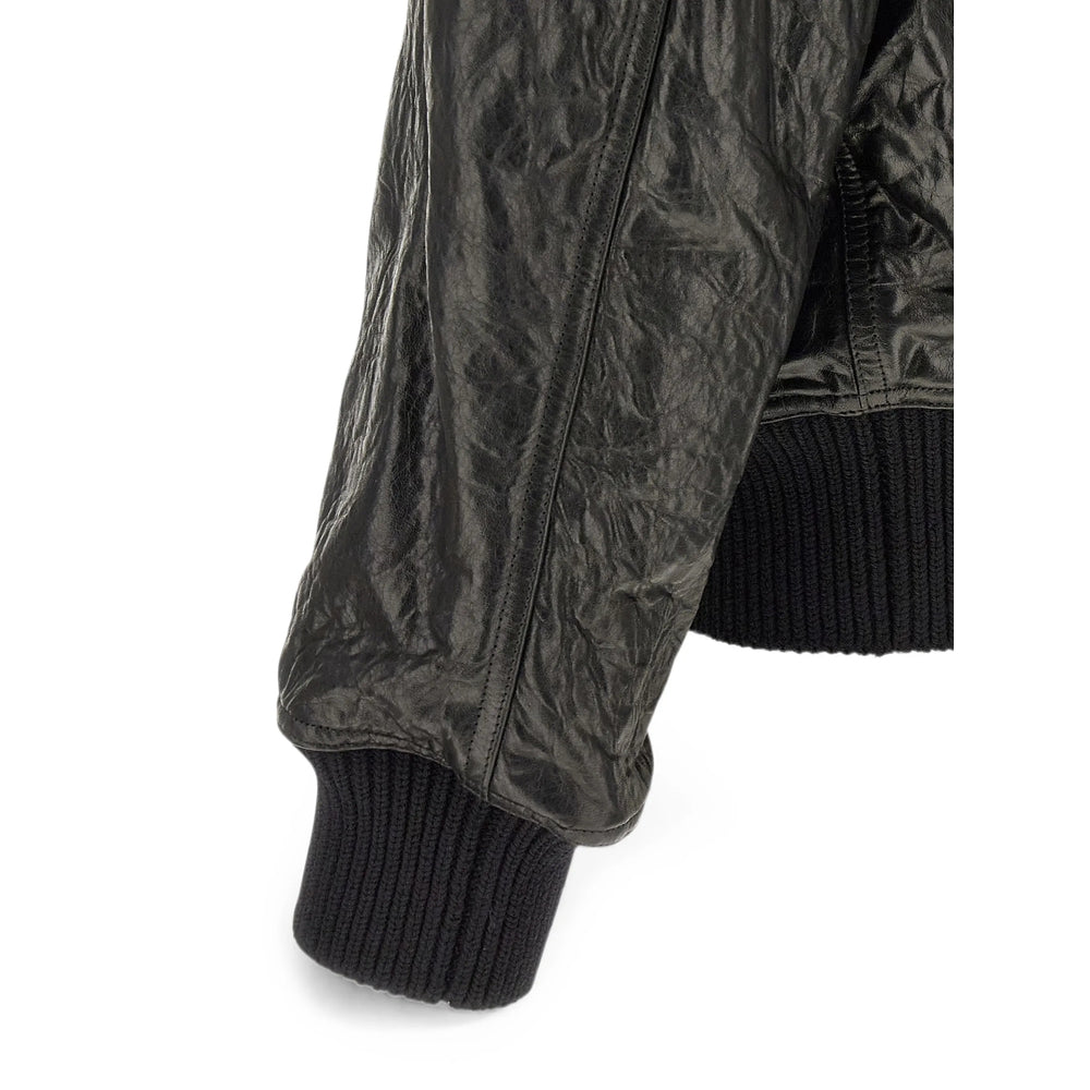 Rick Owens Black Jackets - Bomber Jackets Men RICK OWENS