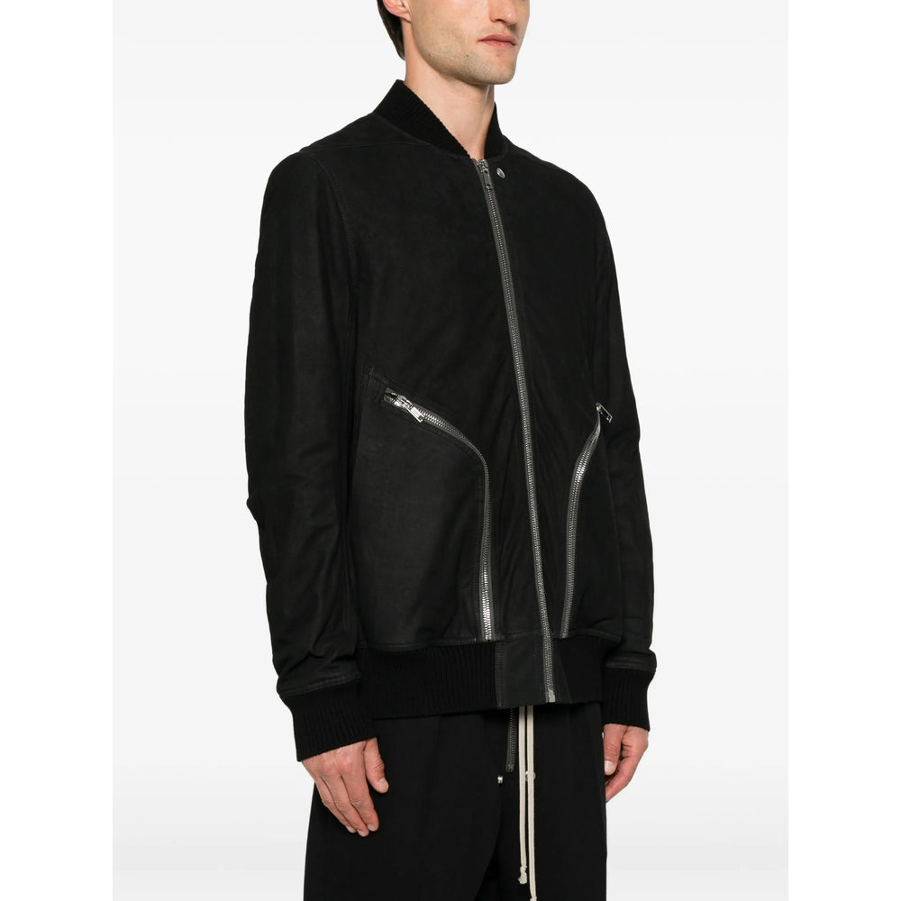 Rick Owens Black Jackets - Bomber Jackets Men RICK OWENS