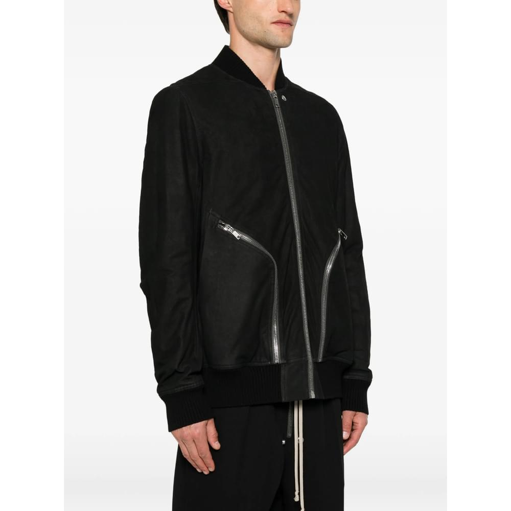 Rick Owens Black Jackets - Bomber Jackets Men RICK OWENS