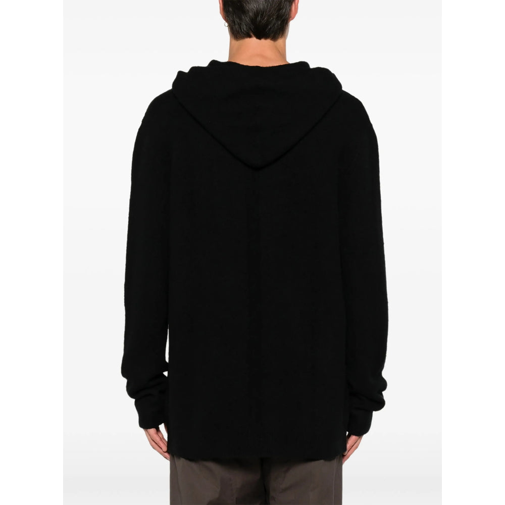 Rick Owens Black Sweaters & Knitwear - Sweatshirts Men RICK OWENS