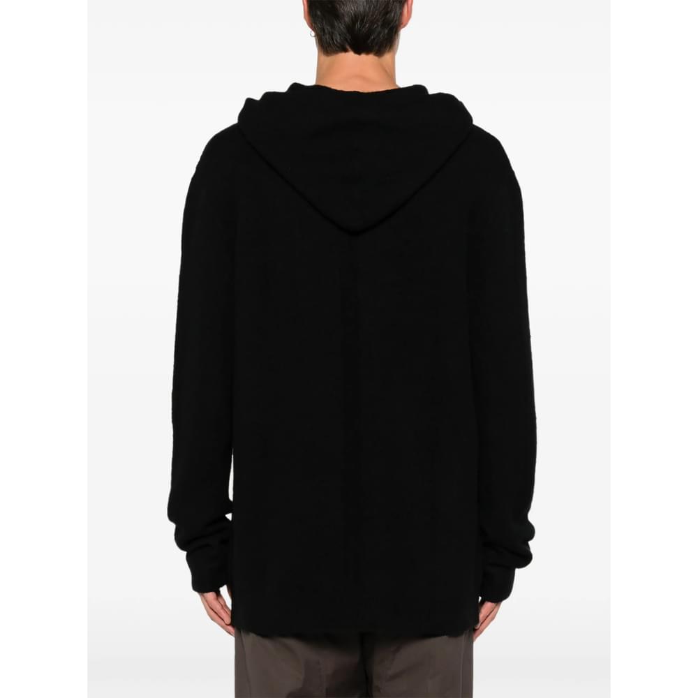Rick Owens Black Sweaters & Knitwear - Sweatshirts Men RICK OWENS