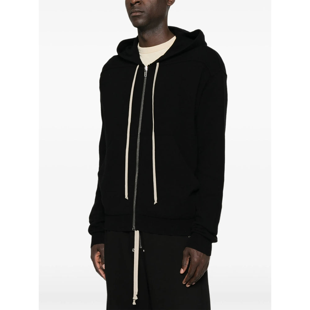 Rick Owens Black Sweaters & Knitwear - Hoodies Men RICK OWENS