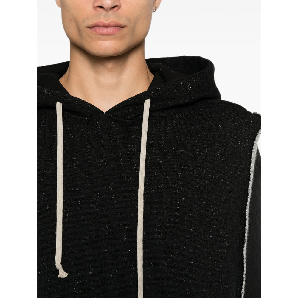 Rick Owens Black Sweaters & Knitwear - Hoodies Men RICK OWENS