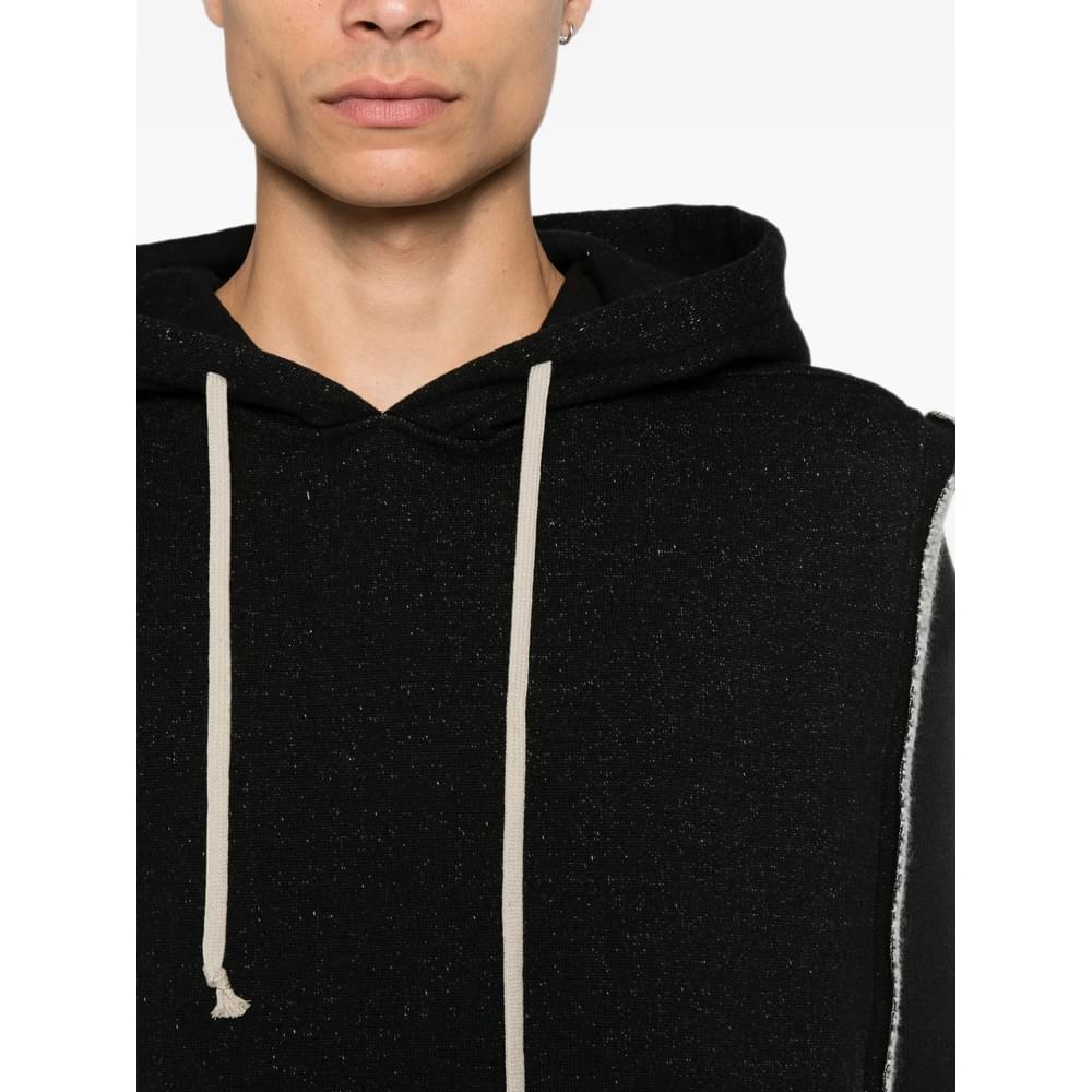 Rick Owens Black Sweaters & Knitwear - Hoodies Men RICK OWENS