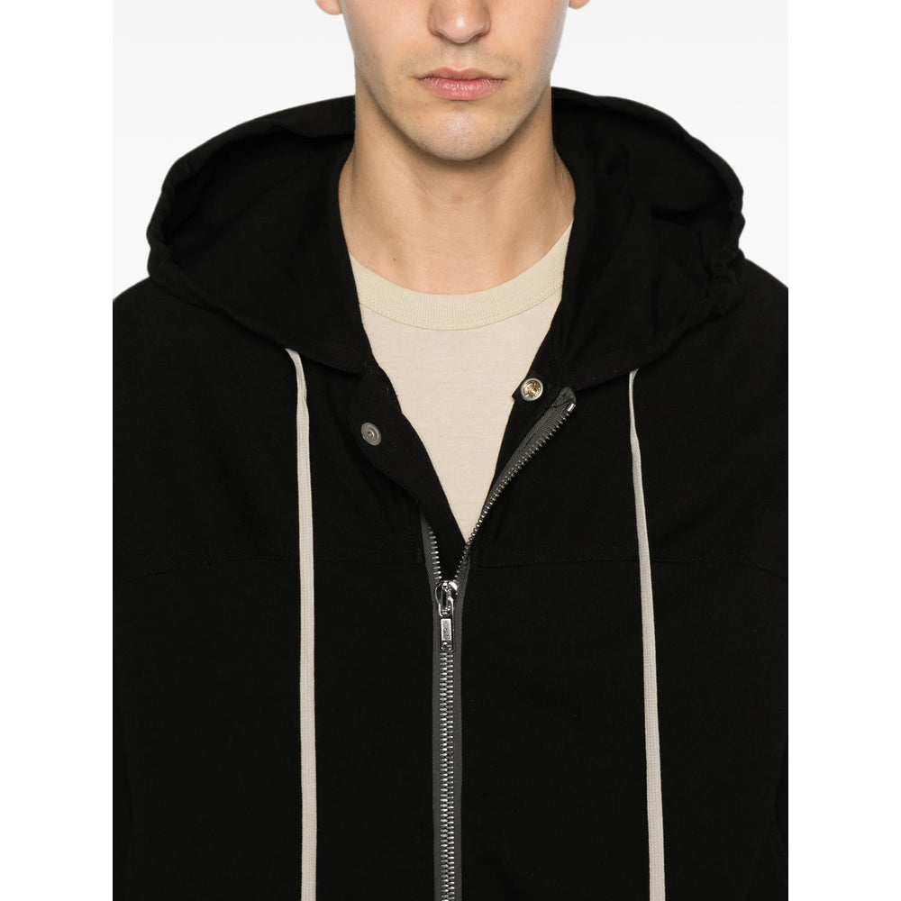 Rick Owens Black Sweaters & Knitwear - Hoodies Men RICK OWENS
