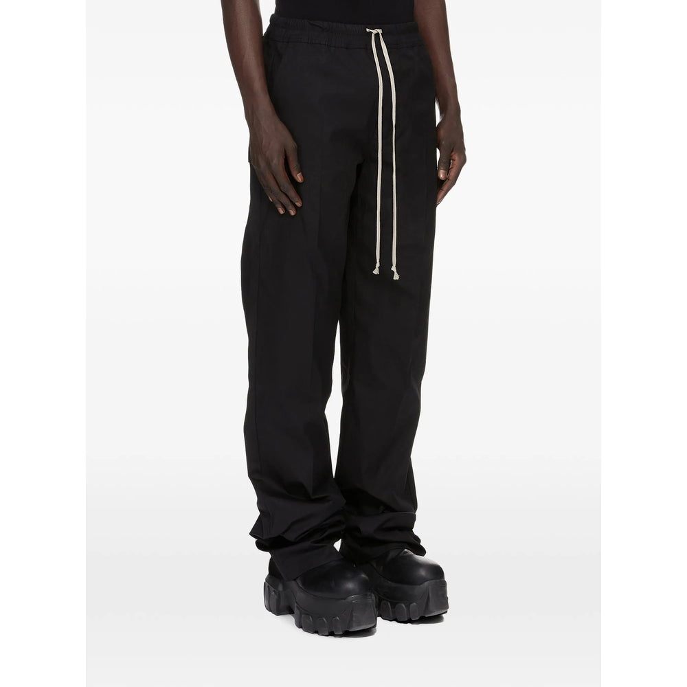 Rick Owens Black Trousers - Regular & Straight-Leg Trousers Men RICK OWENS