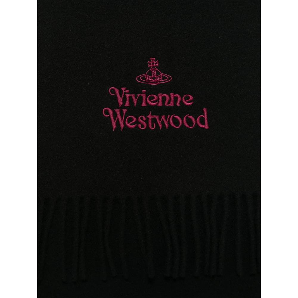 Vivienne Westwood Black Scarves Women VIVIENNE WESTWOOD