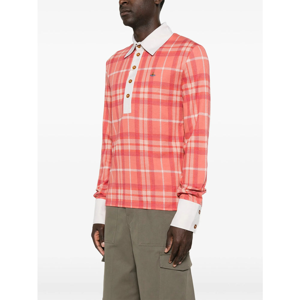 Vivienne Westwood Red Polo Shirts Men VIVIENNE WESTWOOD