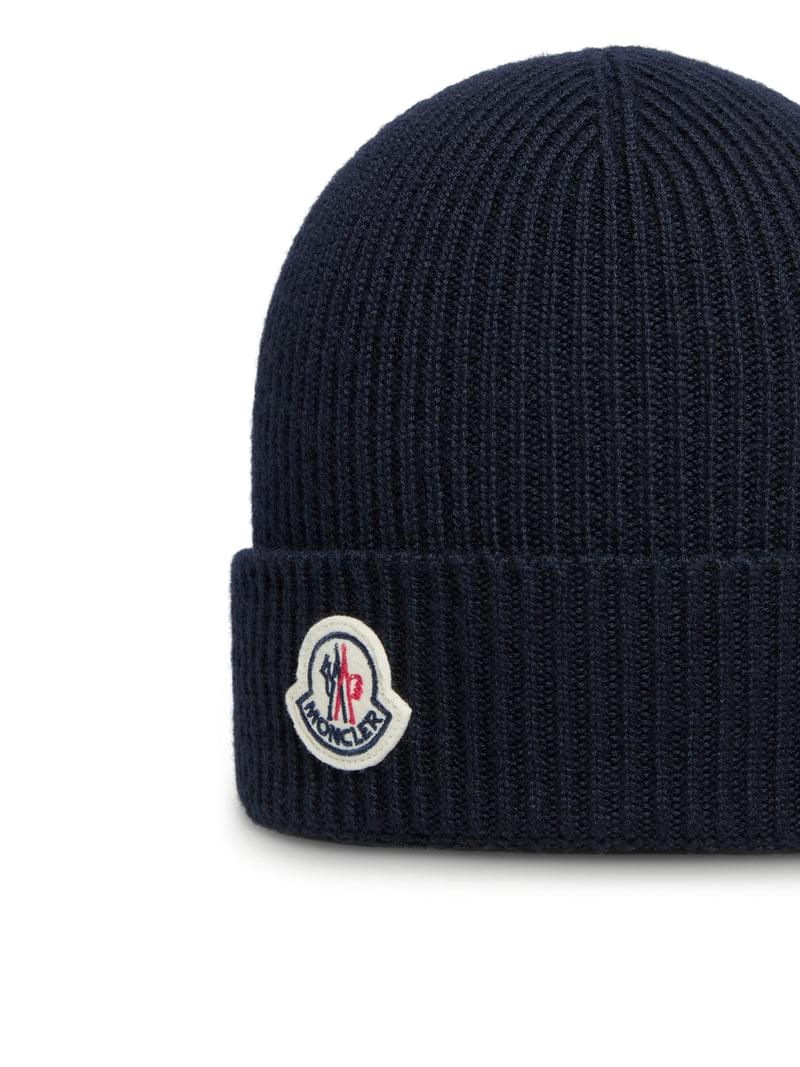 Moncler Men Moncler Logo Wool Hat MONCLER