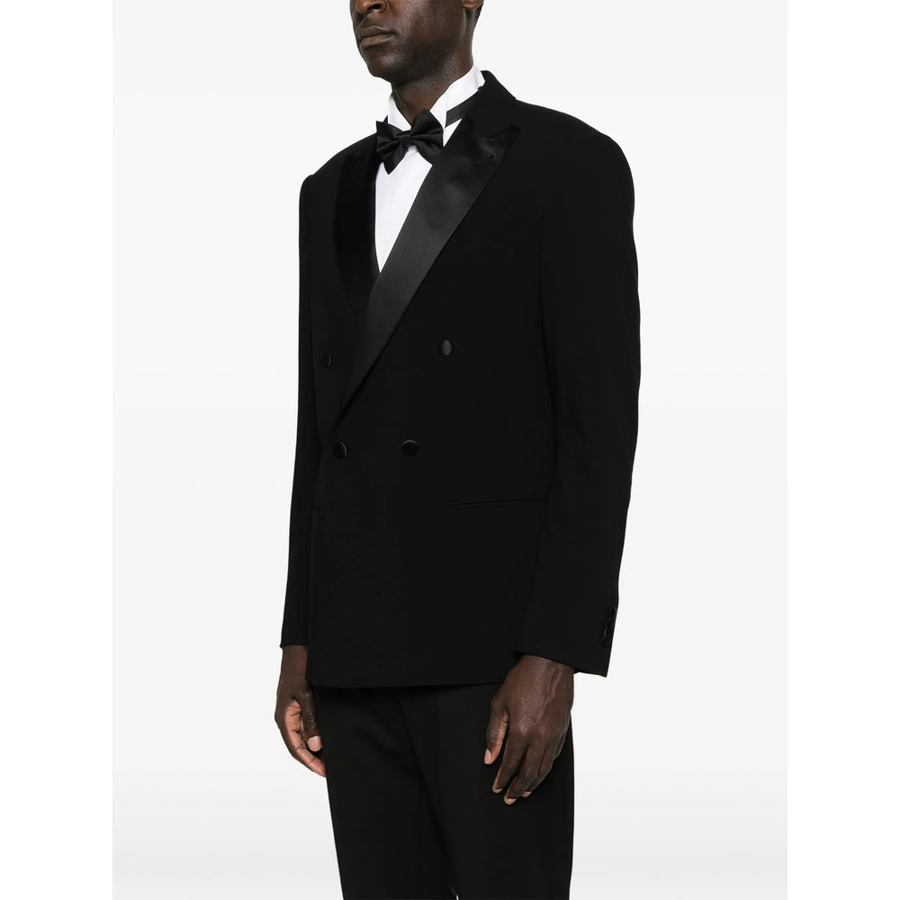 Giorgio Armani Black Jackets - Blazers Men GIORGIO ARMANI