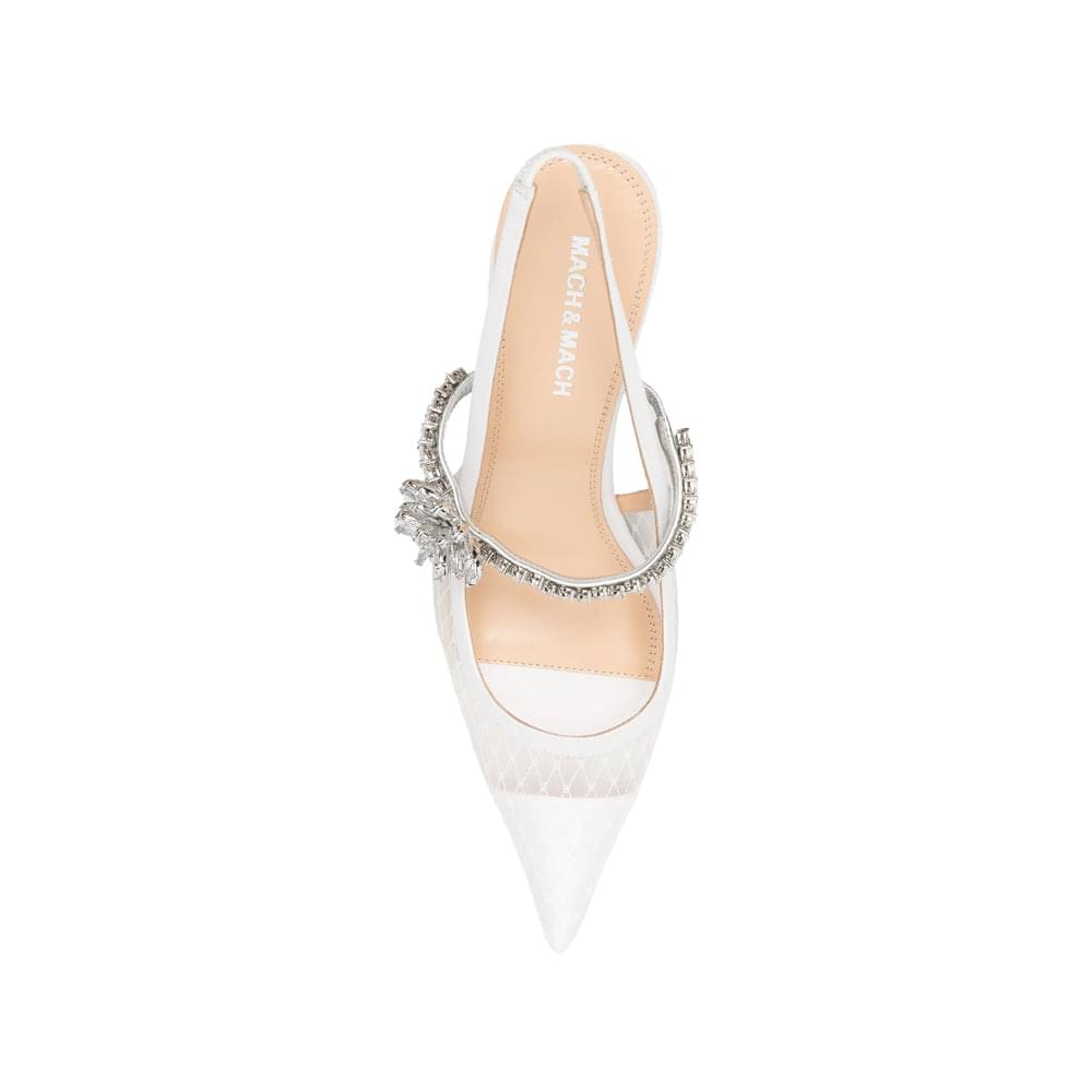 Mach & Mach White Shoes Women MACH & MACH