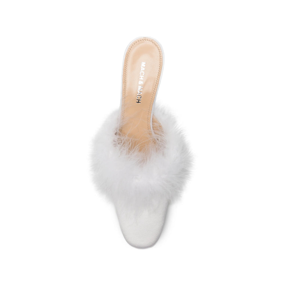 Mach & Mach White Shoes Women MACH & MACH