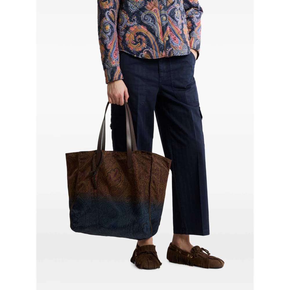 Etro Brown Tote Bags Women ETRO