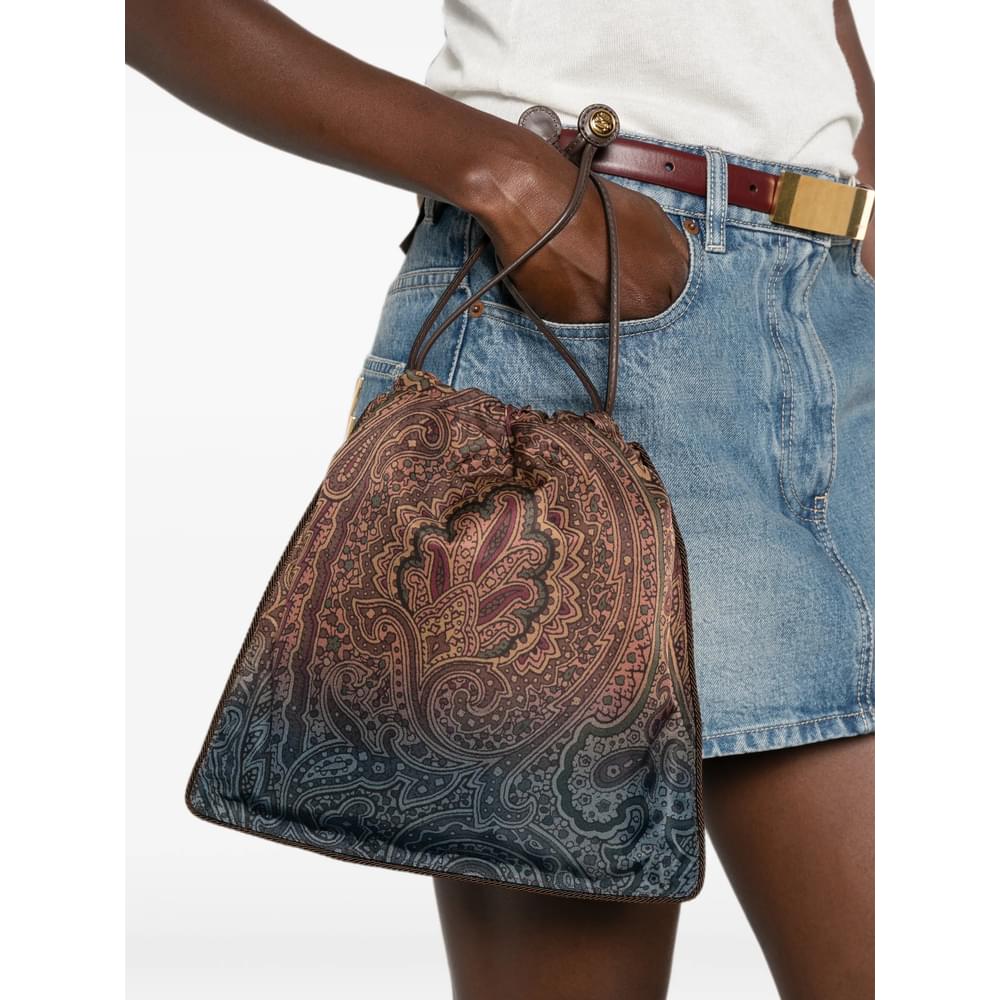 Etro Brown Tote Bags Women ETRO