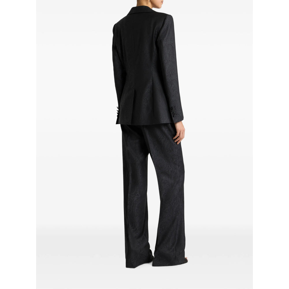 Etro Black Jackets - Blazers Women ETRO