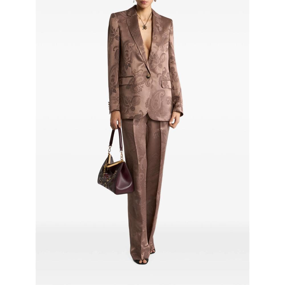 Etro Brown Jackets - Blazers Women ETRO
