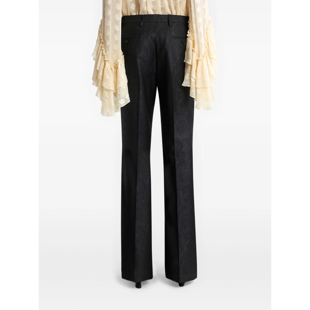 Etro Black Trousers - Tailored Trousers Women ETRO