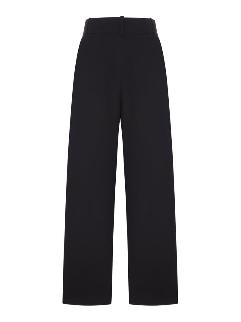 Giorgio Armani Women High-Waisted Palazzo Trousers In Fabric GIORGIO ARMANI